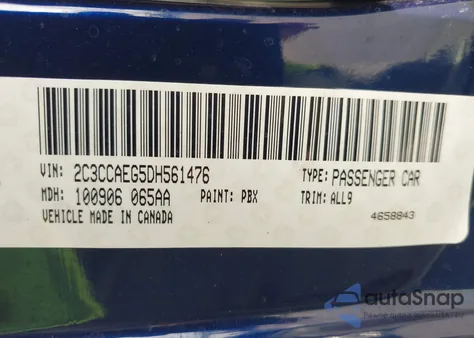 2013 Chrysler 300C from USA, damaged, VIN 2C3CCAEG5DH561476